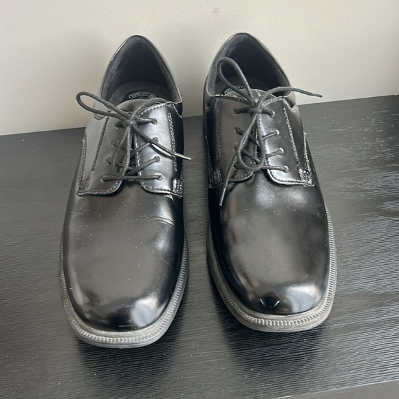 Men's Classic Nunn Bush KOR Comfort Gel Shoes Black Leather Size 11W - Picture 12 of 15